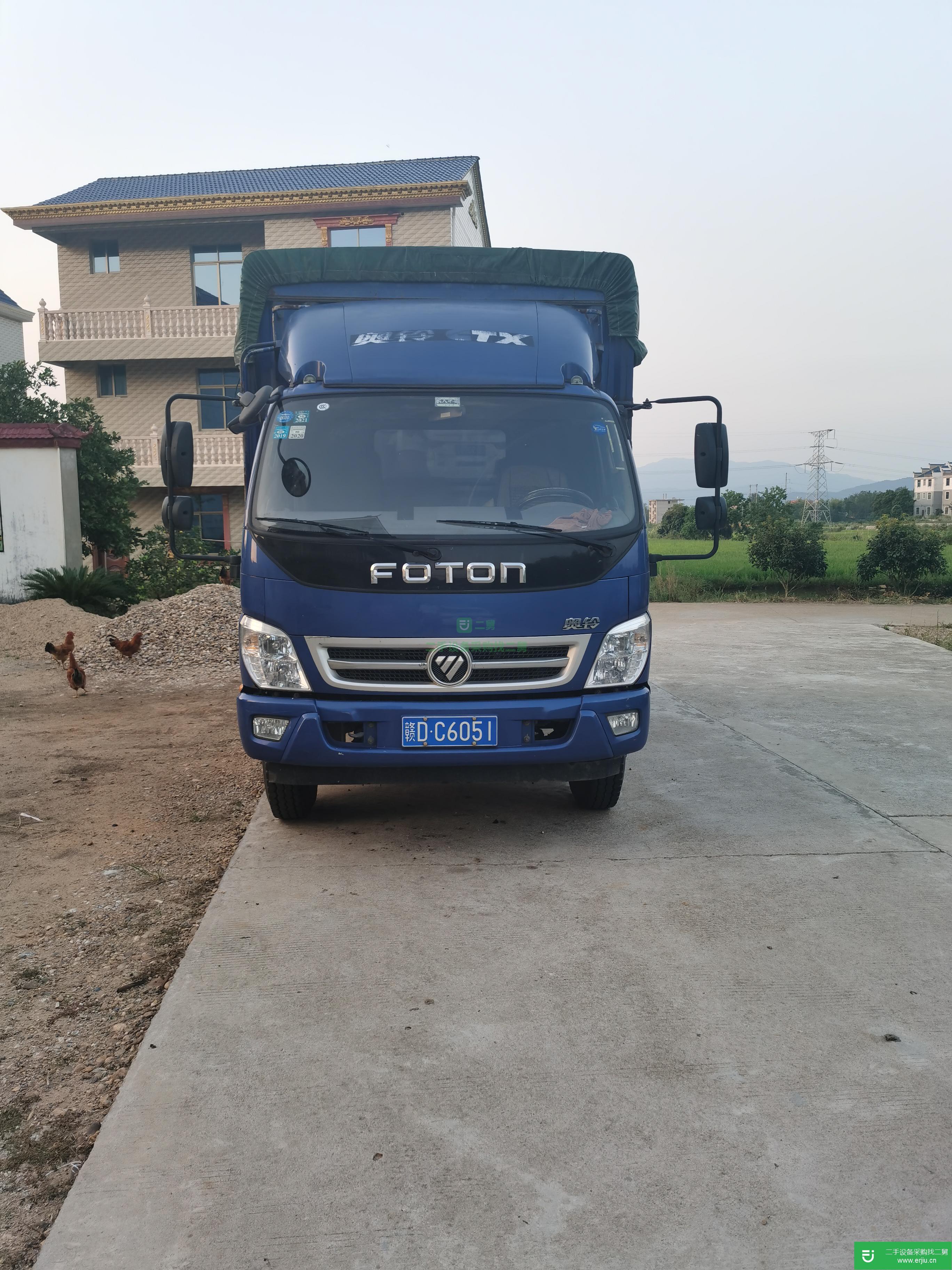 江西出售二手福田奧鈴高欄載貨車