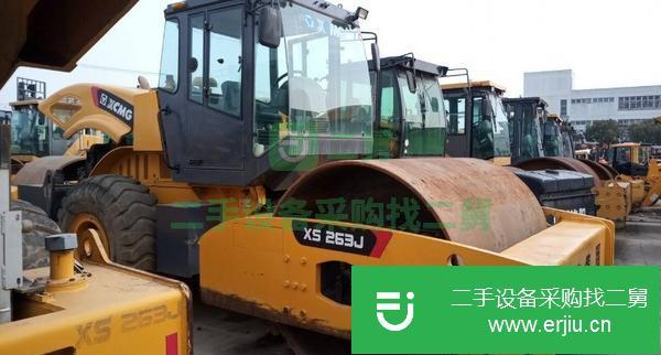 黑龍江出售二手徐工22噸振動壓路機