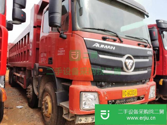 江西出售二手福田歐曼前四后八自卸車