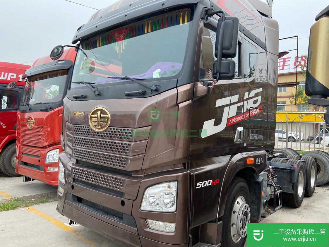 山東出售二手青島解放牽引車