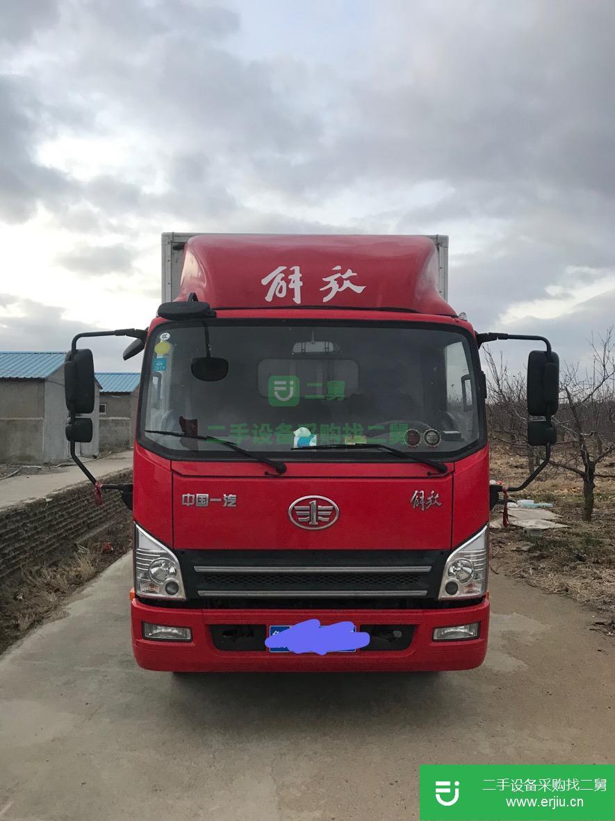 山東出售二手一汽解放輕卡冷藏車