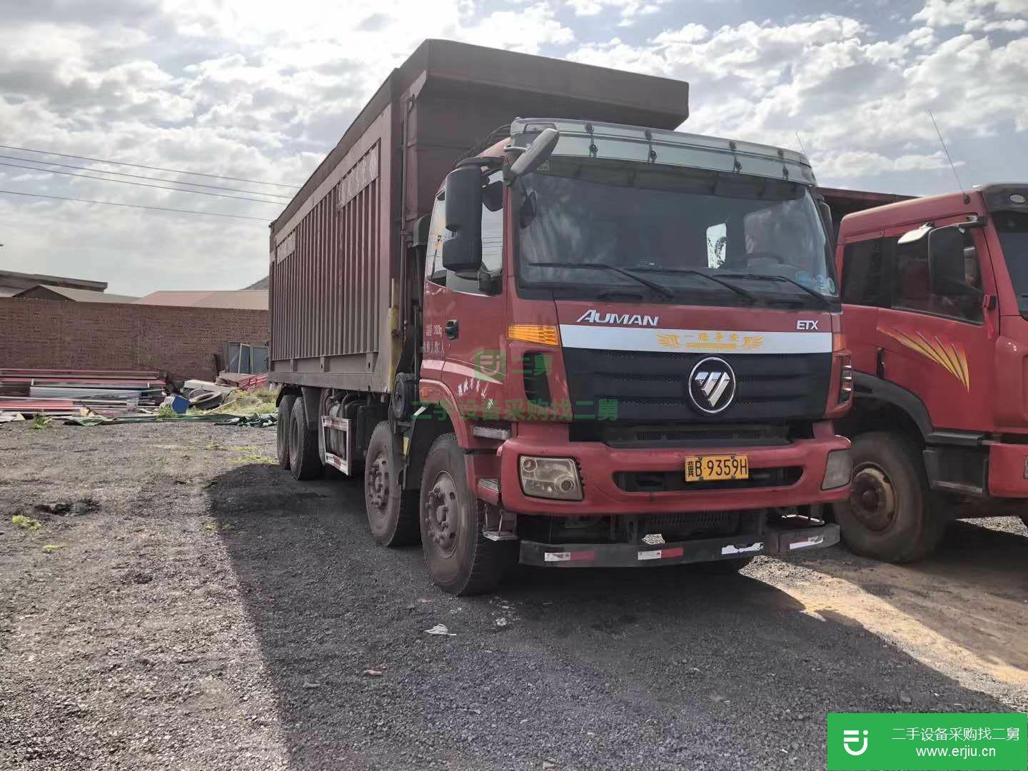 河北出售二手福田歐曼自卸車