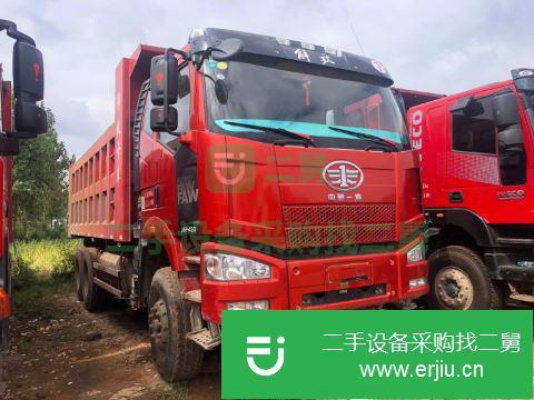 江西出售二手一汽解放J6P自卸車