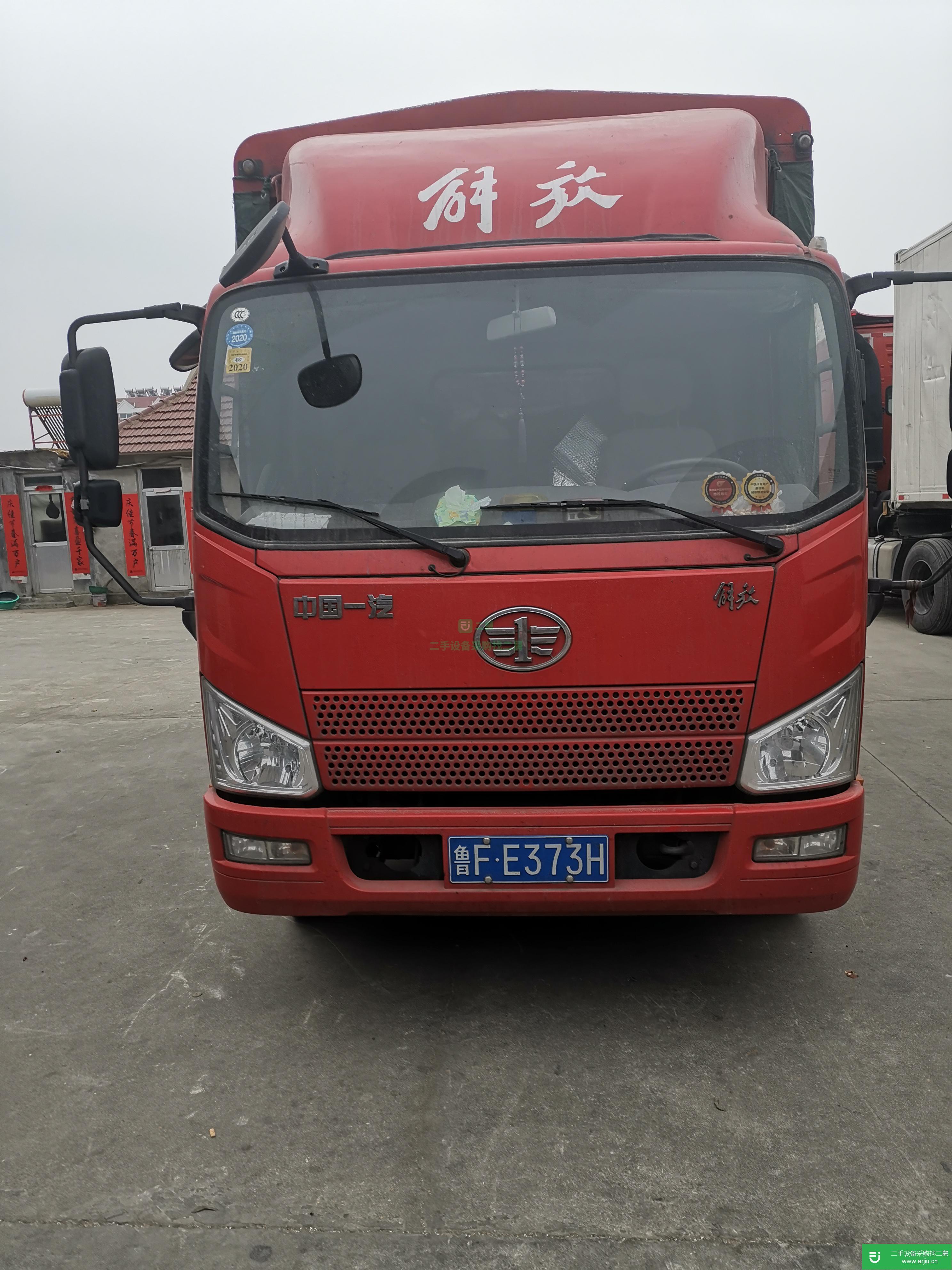 山東出售二手一汽解放輕卡高欄載貨車