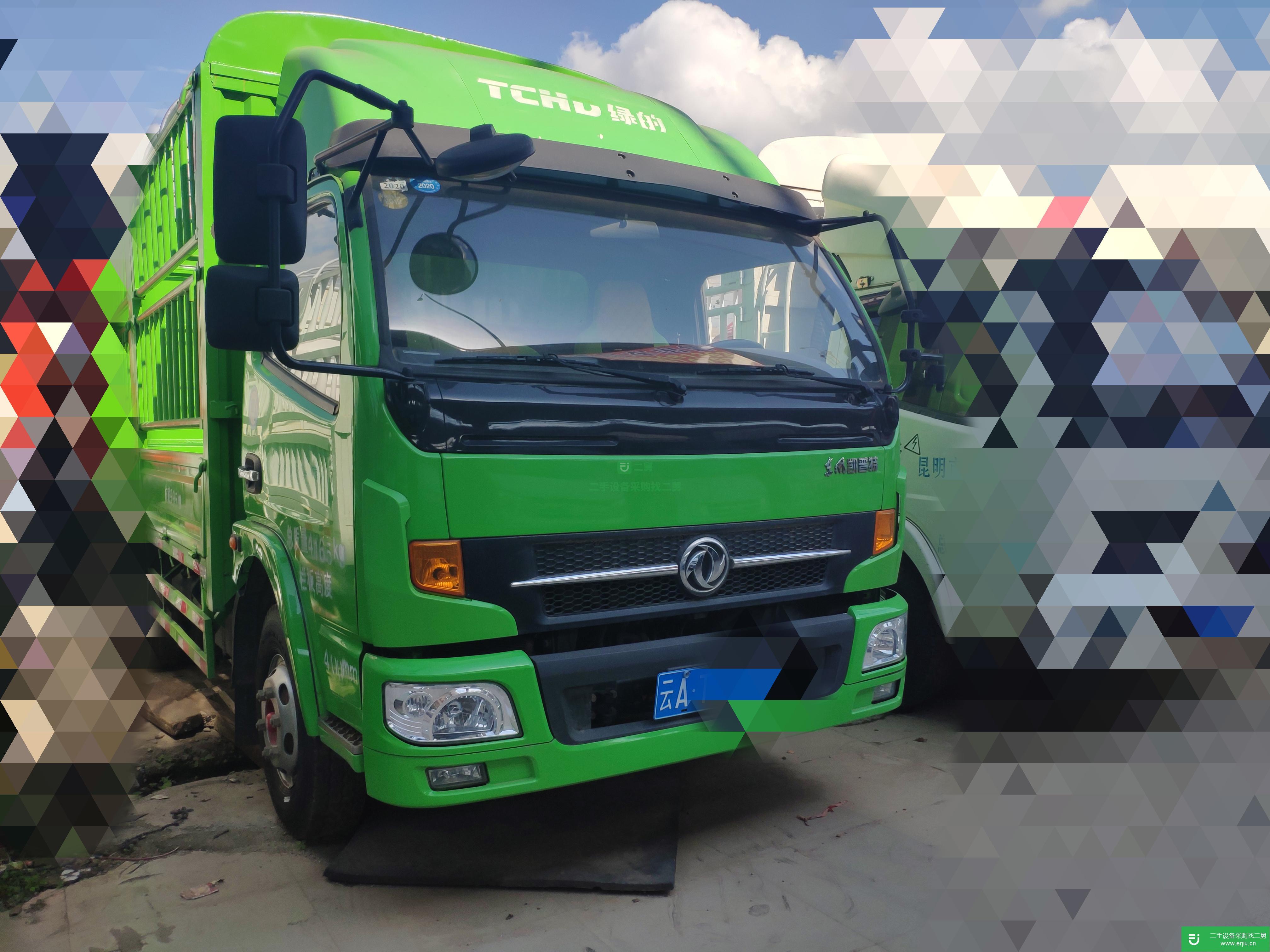 云南出售二手東風凱普特箱式貨車