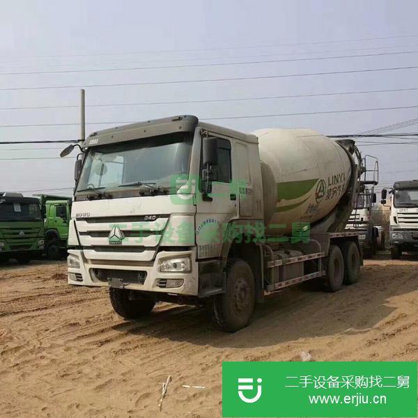 陜西出售二手豪沃大14方混凝土攪拌車