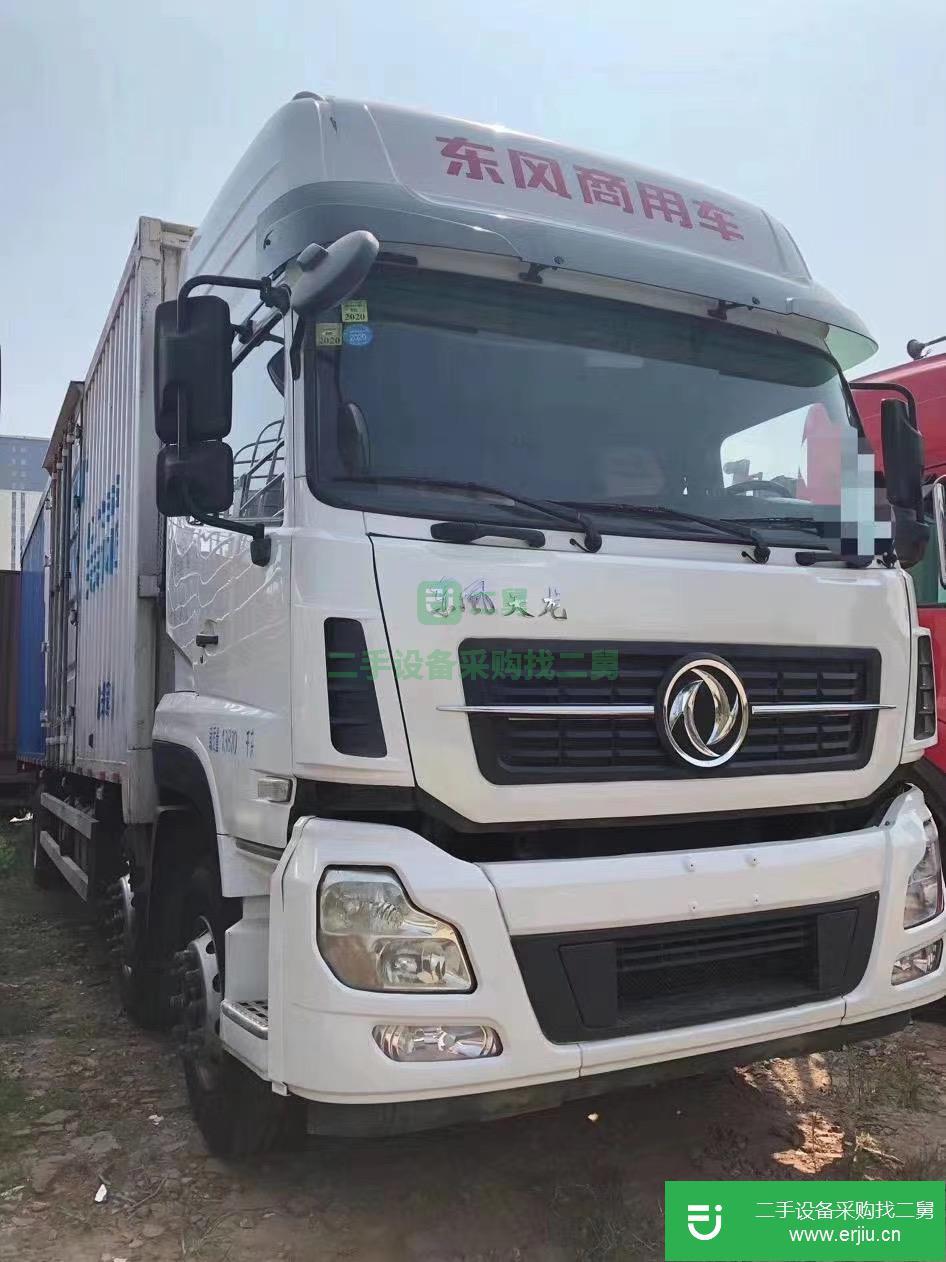 江西出售二手東風(fēng)天龍前四后四廂式貨車