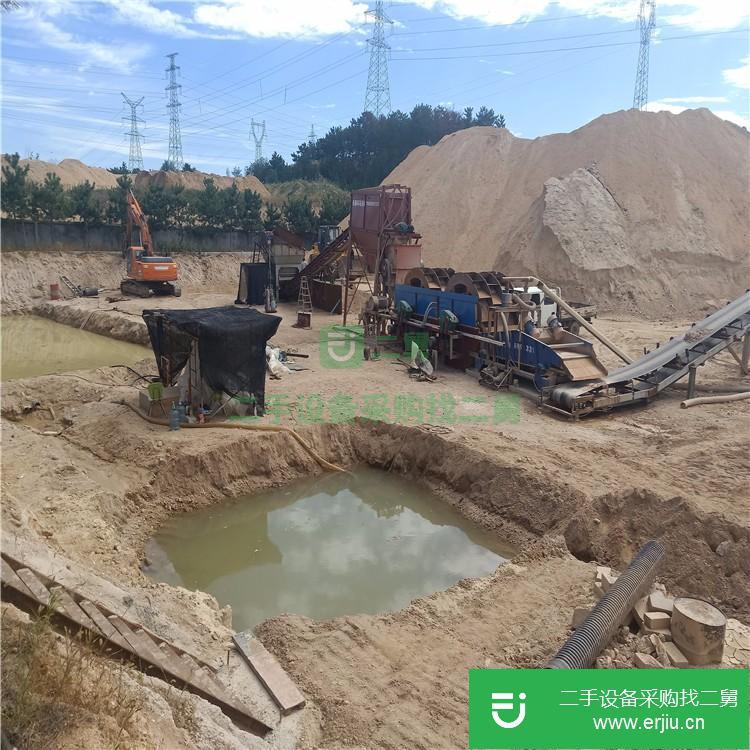 山東出售二手輪式洗砂機