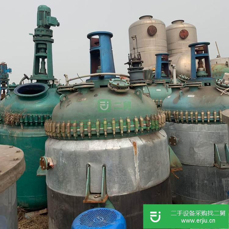 山東出售二手5噸搪瓷反應釜