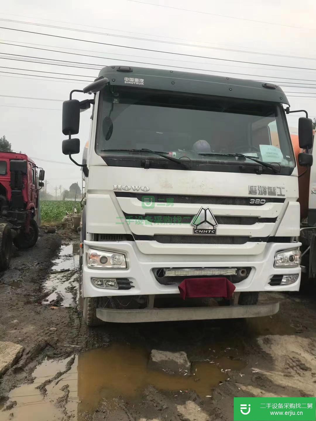 山東出售二手重汽豪沃攪拌車