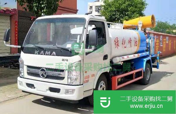 湖北出售二手凱馬3方綠化噴灑車