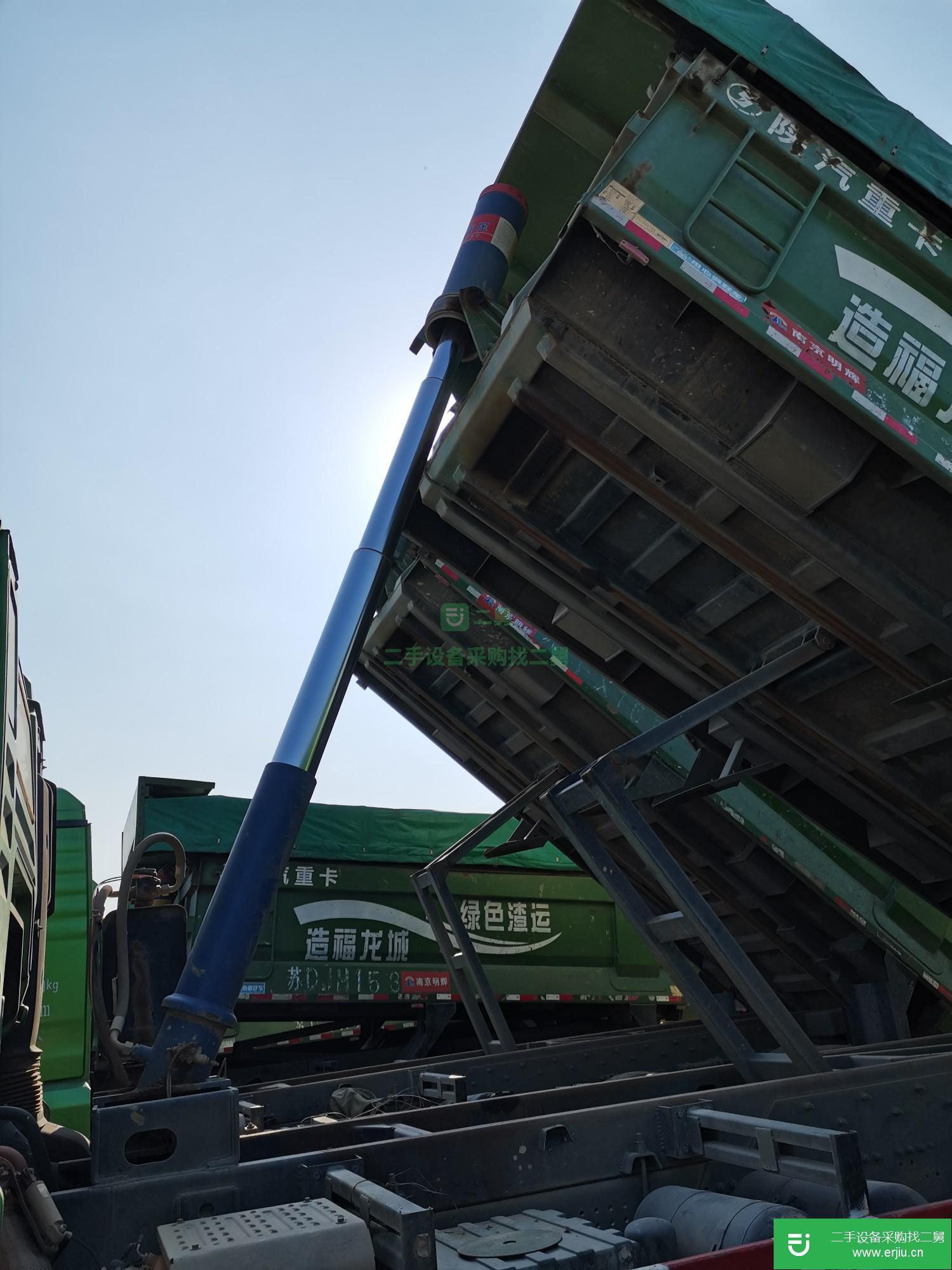 山東出售二手德龍后八輪自卸車