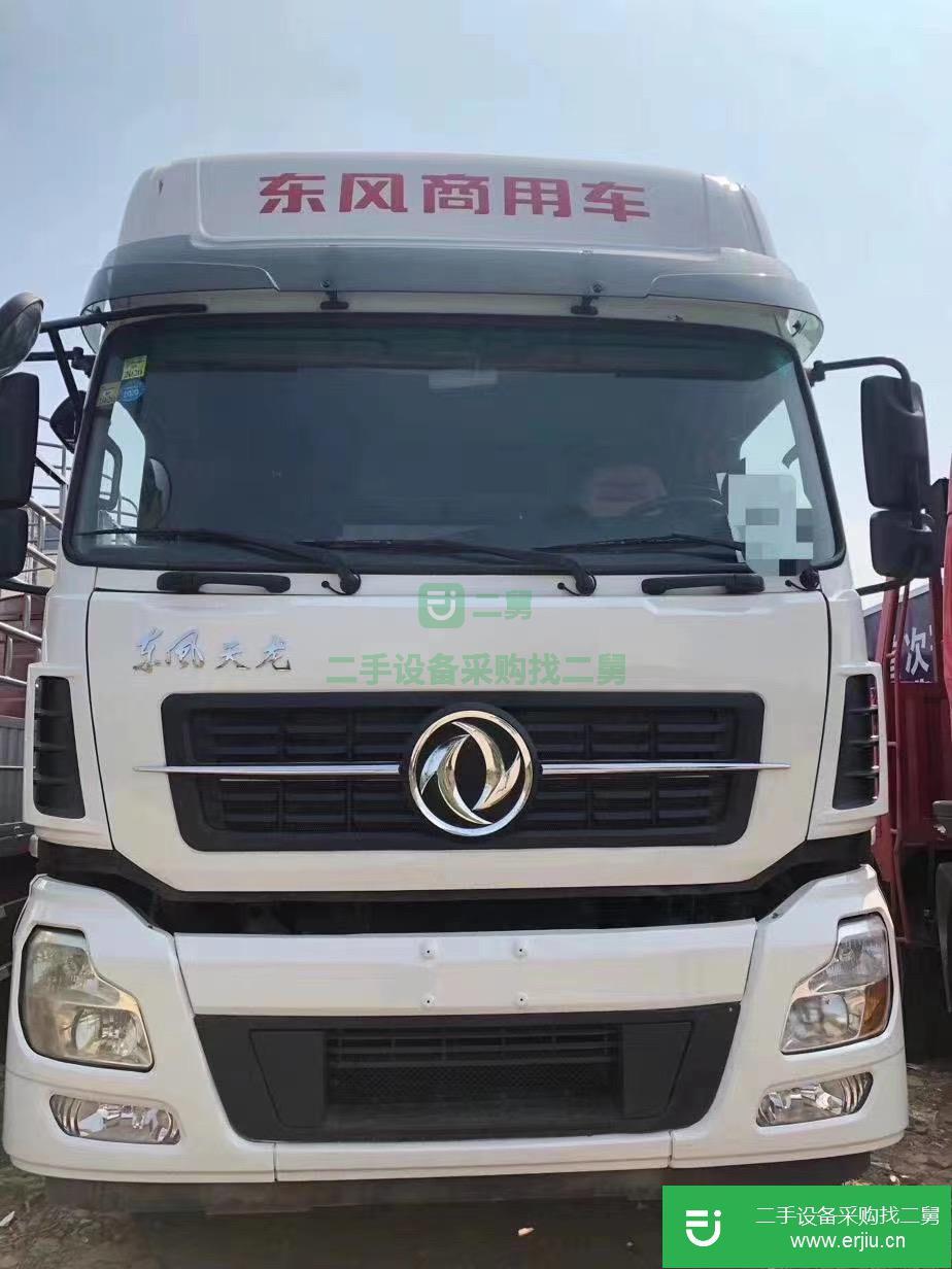 江西出售二手東風(fēng)天龍前四后四廂式貨車