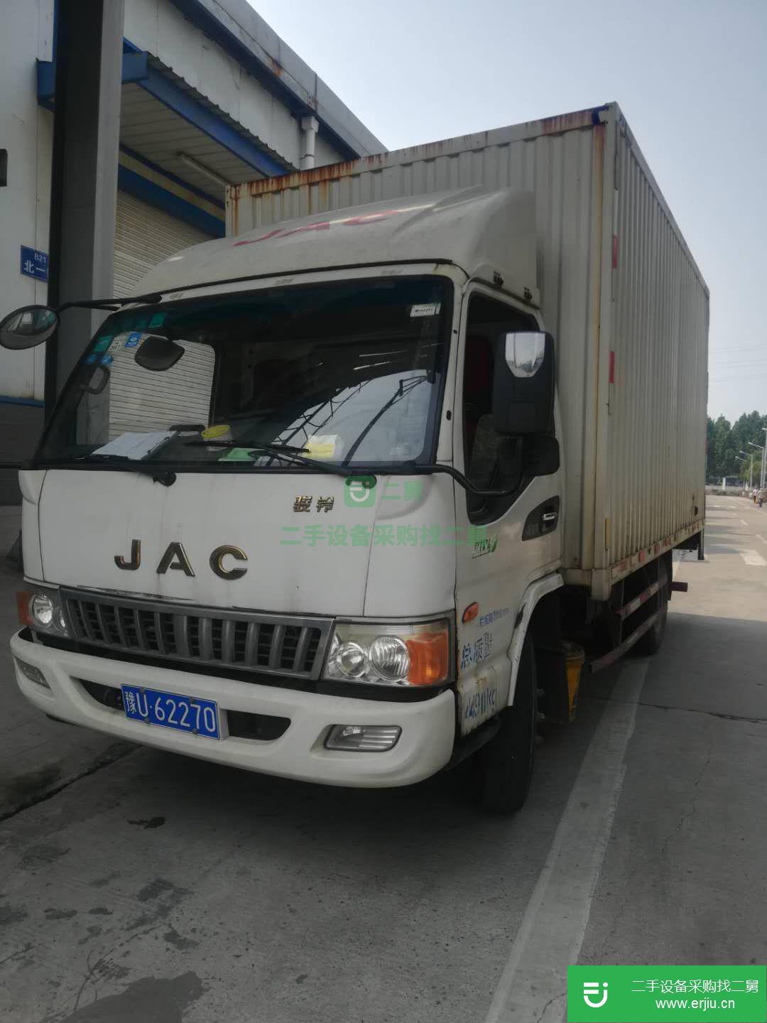 河南出售二手江淮駿鈴廂式貨車