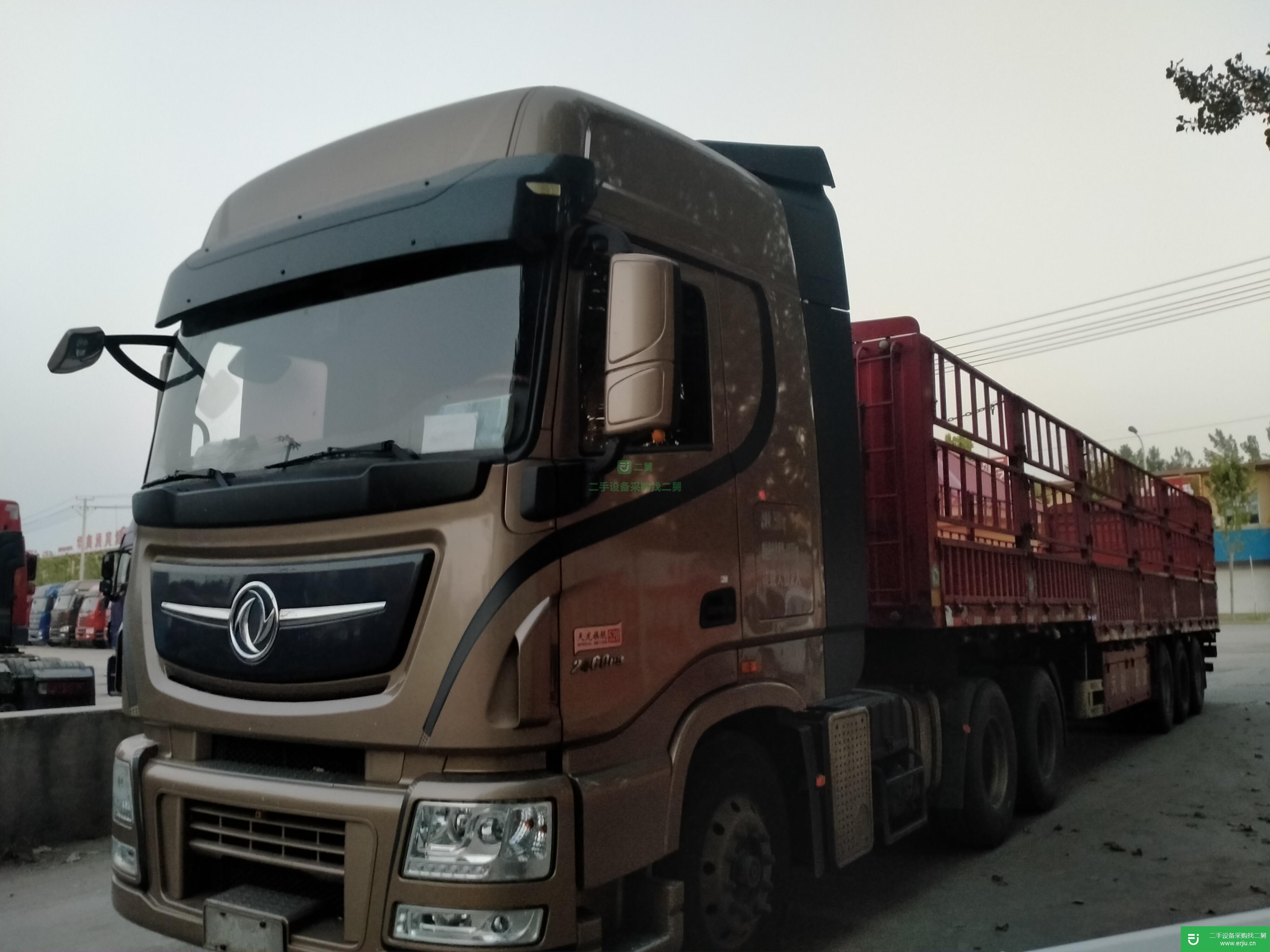 山東出售二手東風(fēng)天龍半掛車