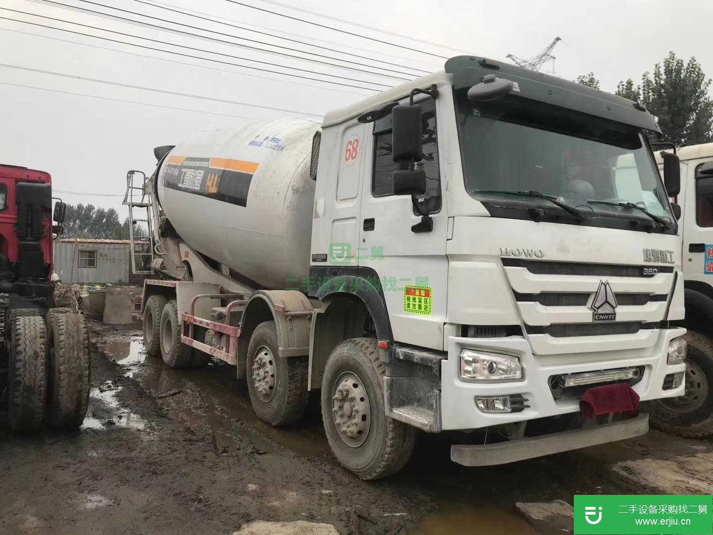 山東出售二手重汽豪沃攪拌車