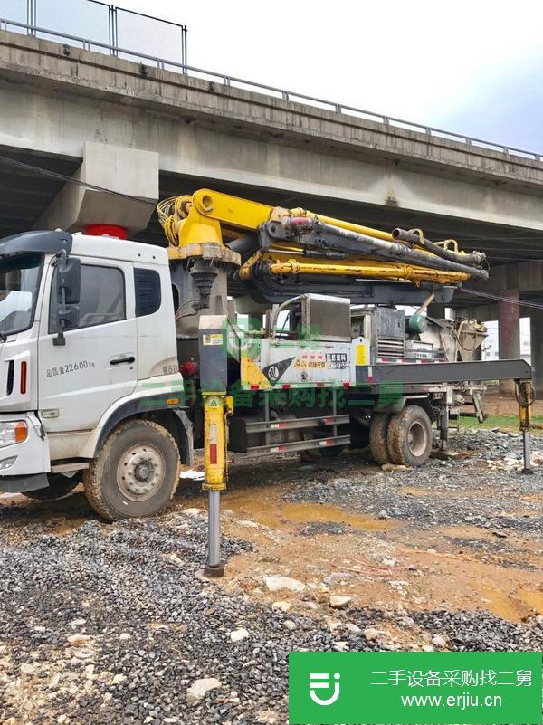 貴州出售轉讓2018年34米三民重科泵車 二手臂架泵 手續齊全