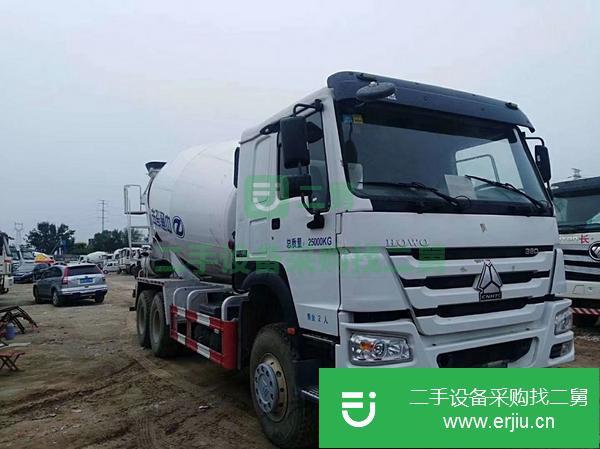 山東出售轉讓國五豪沃攪拌車 380馬力大14方