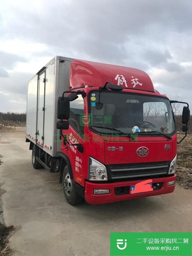 山東出售二手一汽解放輕卡冷藏車