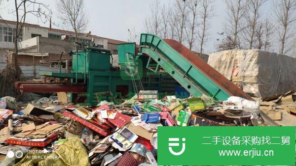 河南出售二手160型廢紙液壓自動打包機