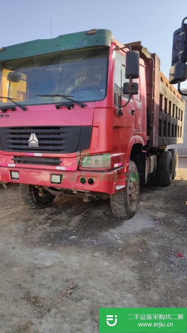 甘肅出售二手豪沃后八輪自卸車