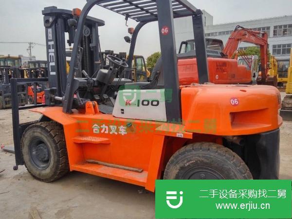 上海出售內燃式合力10噸叉車