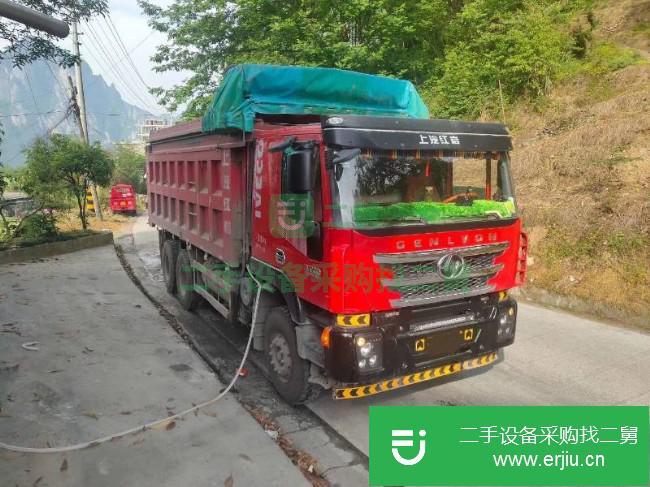 江西出售二手上汽紅巖后八輪自卸車