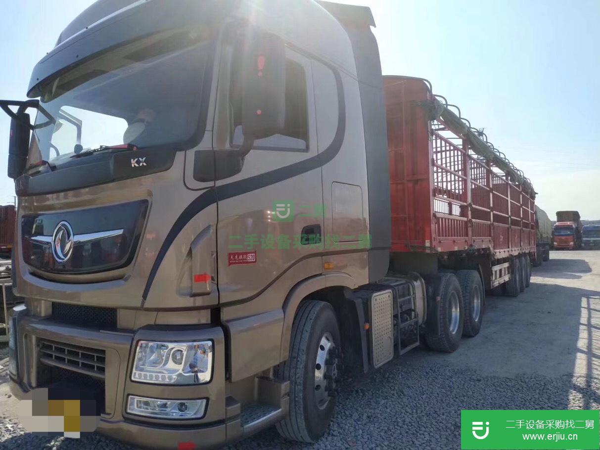 山東出售二手東風天龍半掛車