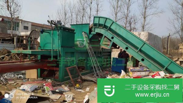 河南出售二手160型廢紙液壓自動打包機