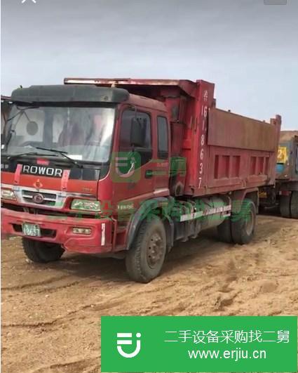 山東出售二手福田瑞沃單橋自卸車