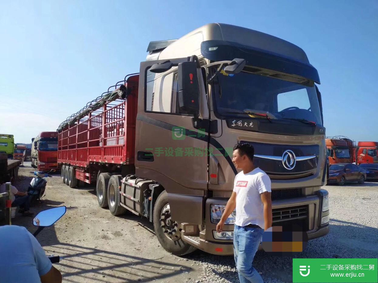 山東出售二手東風天龍半掛車