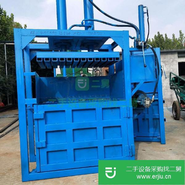 山東出售轉讓雙杠40噸立式包裝廠廢料打包機