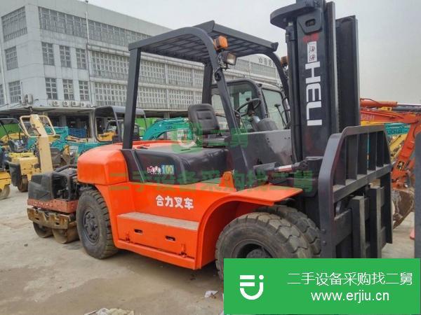 上海出售內燃式合力10噸叉車