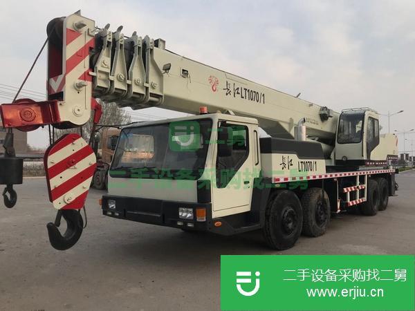 河南出售轉讓長江吊車  50噸五節臂