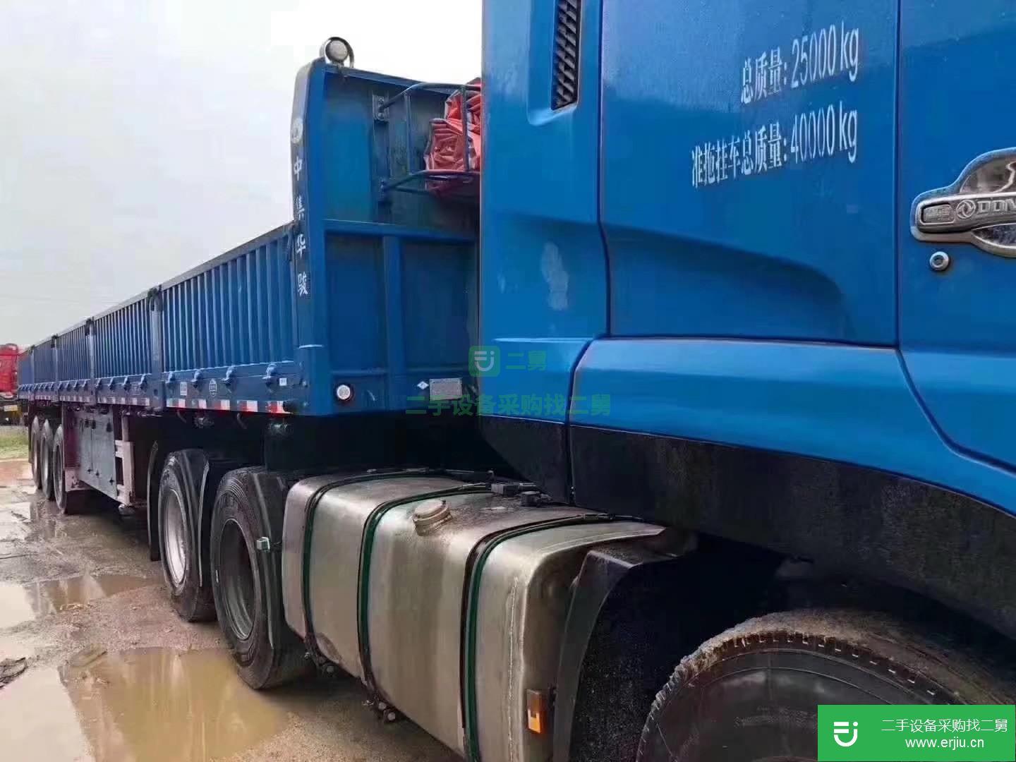 廣東出售二手東風天龍平板車