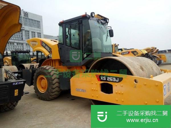 上海出售二手單鋼輪振動(dòng)徐工壓路機(jī)
