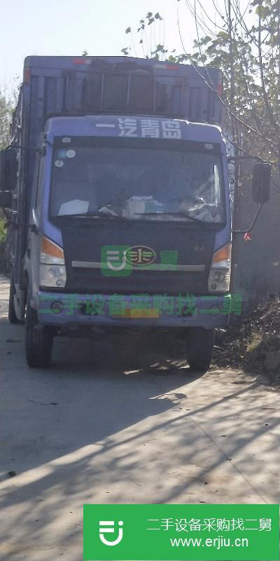 山東出售二手一汽解放箱式貨車