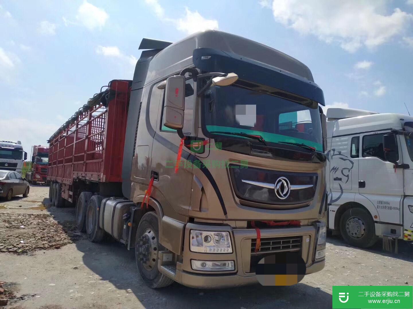 山東出售二手東風天龍半掛車