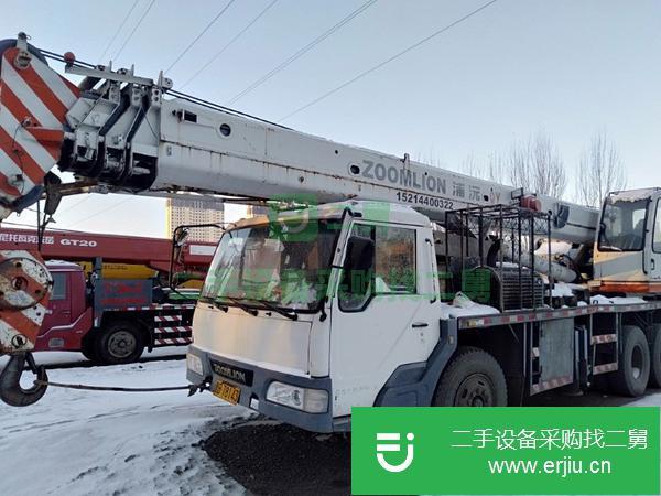 黑龍江出售二手中聯(lián)汽車吊