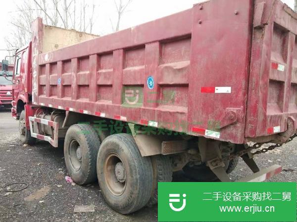 甘肅出售二手后八輪豪沃自卸車