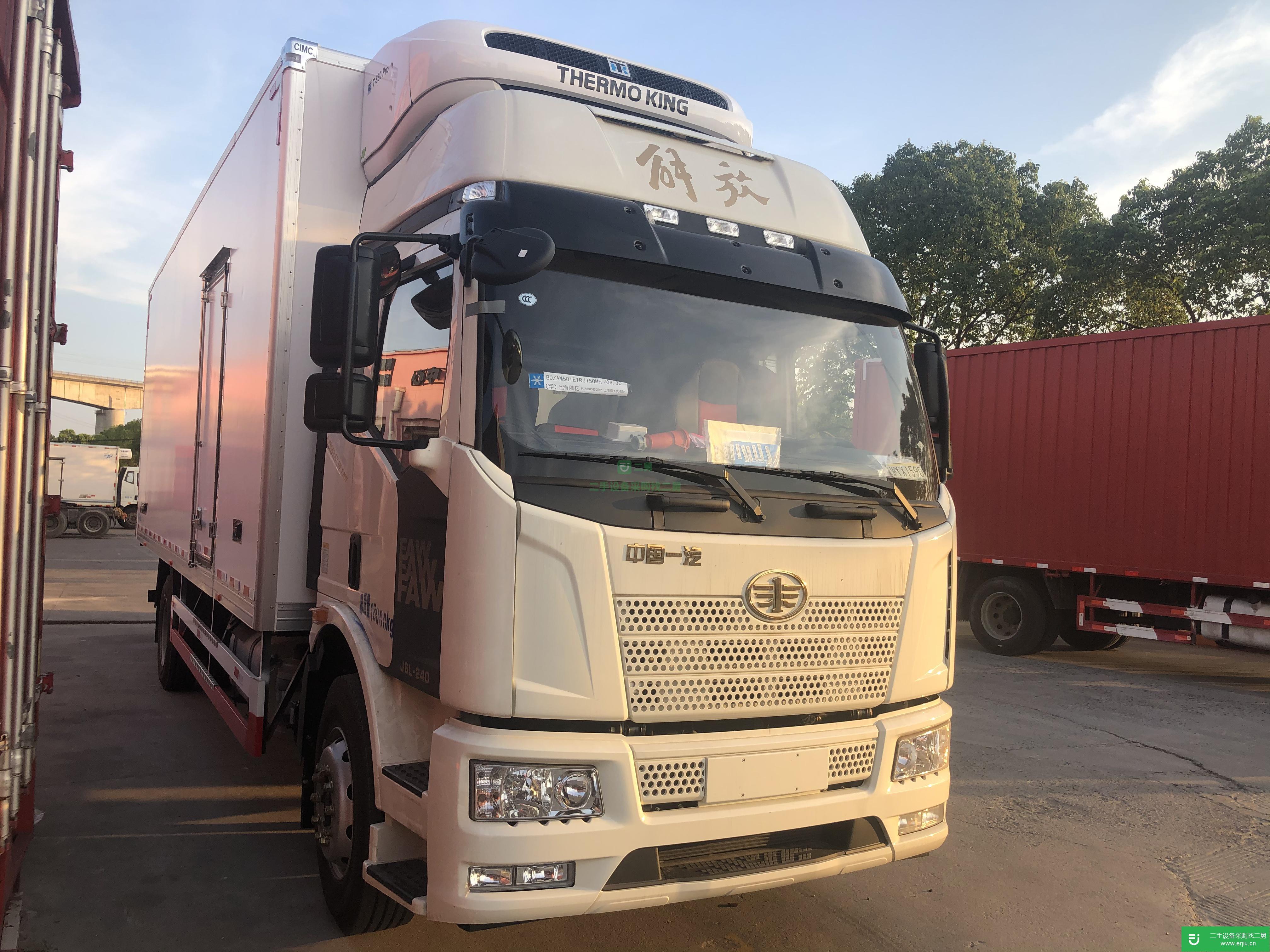 上海出售二手一汽解放冷藏車