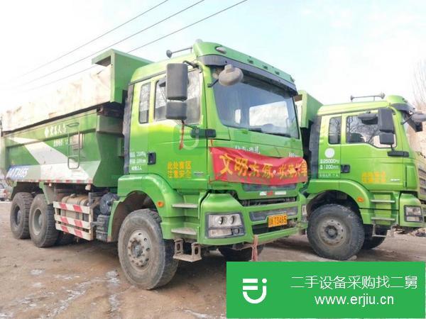 陜西出售二手德龍后八輪自卸車