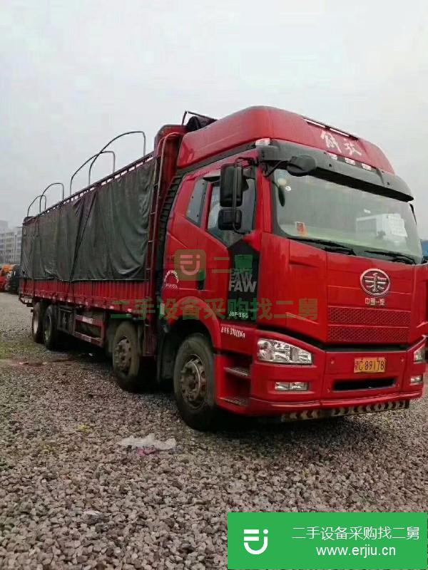 江西出售二手一汽解放J6P高欄載貨車