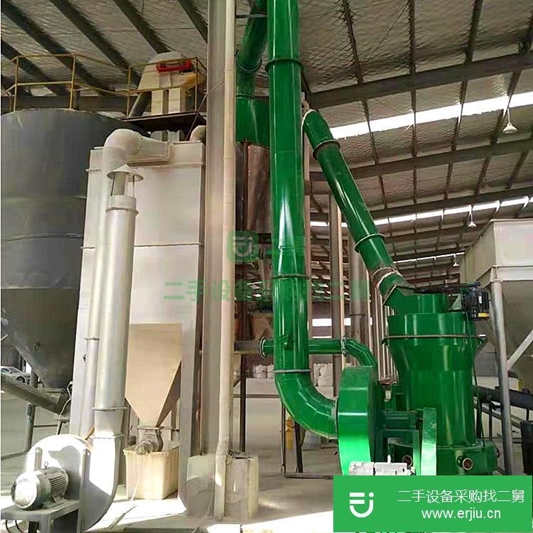 河南出售二手生石灰磨粉機