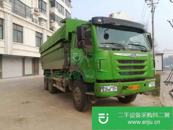 山東出售二手豪沃后八輪自卸車