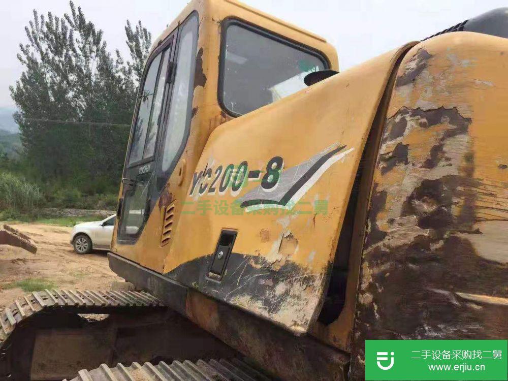 湖北出售二手玉柴YC135-8挖掘機(jī)