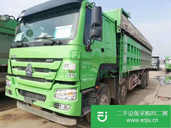 江蘇出售二手國五前四后八豪沃自卸車