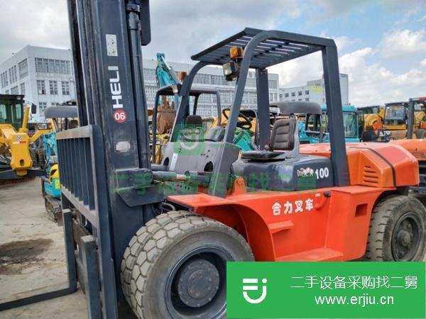 上海出售內燃式合力10噸叉車