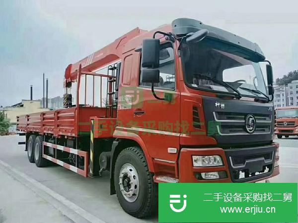 湖北出售轉讓陜汽軒德后八輪吊車 玉柴240馬力