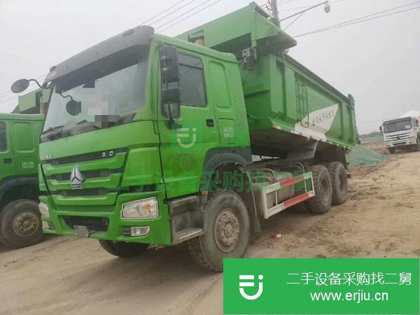 山東出售轉讓國五豪沃環保綠U型自卸車